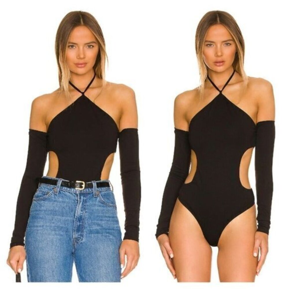 Not Yours To Keep Aries Bodysuit - Black